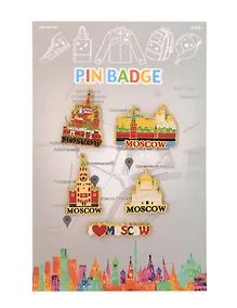 Купить Набор значков эмаль Москва (5шт) (57-19) — Фото №1