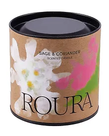 Купить Свеча ароматическая в тубусе Шалфей и Кориандр (9х9) (120г) — Фото №1