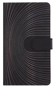 Купить Ежедневник недат. А6+ 120л 110x190 "Тиволи" черный, кожзам, тв.переплет, тисн.фольгой, магнит.клапан, офсет, загругл.углы, справ.мат-лшы, ляссе, инд.уп — Фото №1