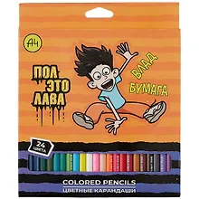 Купить Карандаши цветные "Влад А4", 24 цвета — Фото №1