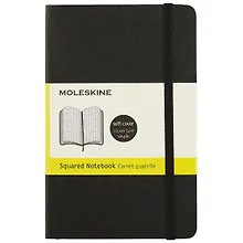 Купить Записная книжка Moleskine Classic Soft, клетка, голубая, 96 листов, А6 — Фото №1