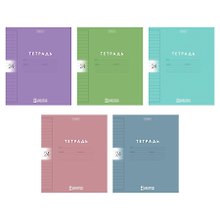 Купить Тетрадь 24л лин. "Color Set" пласт.обл., ассорти — Фото №1