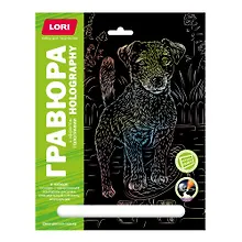 Купить Гравюра с эффектом голографии. Собаки "Джек-рассел-терьер" — Фото №1