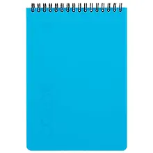 Купить Блокнот «Neon blue» в клетку, 50 листов, А5 — Фото №1