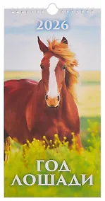 Купить Календарь 2026г 165*335 "Год Лошади. Вид 2" настенный, на спирали — Фото №1