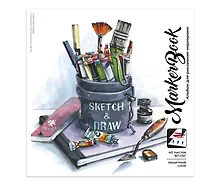 Купить Скетчбук для маркеров "Набор художника", 19.5 х 19.5 см, 40 листов — Фото №1