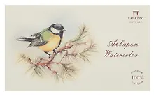 Купить Планшет для акварели А5+ 15л "Синичка" 300г/м2, 100%хлопок — Фото №1