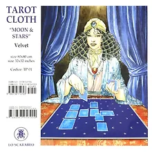 Купить Скатерть для гадания "Луна и Звезды" для карт таро (80х80) — Фото №1