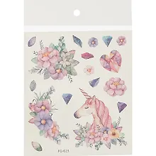 Купить Тату с блестками (микс) 12*10,5см — Фото №1