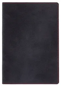 Купить Ежедневник полудат. А5 192л "Тиволи делавэ" черный, кожзам, тв. переплет, обстрочка, офсет, закругл.углы, справ.мат-лы, 2 ляссе, инд.уп — Фото №1