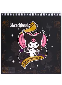 Купить Скетчбук "Kuromi 2", 19 х 19 см, 48 листов — Фото №1