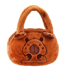 Купить Сумочка плюшевая Капибара мордочка (20х15) (12-0832-202405-B2) — Фото №1