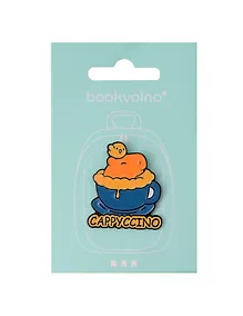 Купить Значок Капибара в чашке Cappyccino (металл) (12-5769-A3) — Фото №1