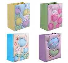 Купить Пакет А5 23*18*10 "Пушистый зайка" дет., бум.мат.ламинат, ассорти — Фото №1