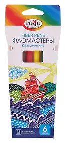 Купить Фломастеры 6 цветов "Классические", Гамма — Фото №1