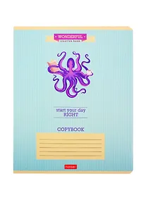 Купить Тетрадь в клетку Hatber, "Всё замечательно!", 12 листов, в ассортименте — Фото №1