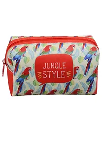 Купить Косметичка на молнии Jungle style (Попугаи) (16х8) (ПВХ бокс) — Фото №1