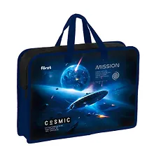 Купить Папка для тетрадей А4 "Cosmic" пластик, текст.ручки — Фото №1