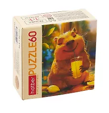 Купить Пазл 60 элементов "Солнечная капибара" 16,5х23см — Фото №1