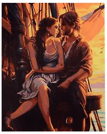 Купить Картина по номерам холст на подрамнике "На корабле", 40 х 50 см — Фото №1