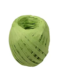 Купить Набор для упаковки, кокон, рафия, 20м, крафт уп., зеленый — Фото №1