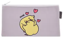 Купить Пенал-косметичка "HUG!" на молнии, 115*215, ткань — Фото №1