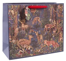 Купить Пакет А4 32*26*12 "Новогодний лес" НГ, бум.мат.ламинат — Фото №1