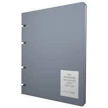 Купить Тетрадь 120л кл. "NUANCES. Дымка" на кольцах, смен.блок, обл. кож.зам, нашивка, инд.уп — Фото №1