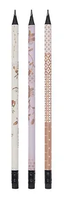 Купить Карандаш ч/гр с ластиком "Muse", НВ, ассорти, Hatber — Фото №1