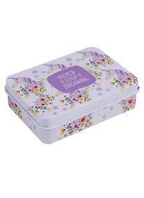 Купить Шкатулка Единороги с цветами (9х7х3) (металл) — Фото №1