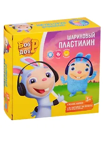 Купить Шариковый пластилин Бобр добр, мелкозернистый, 4 цвета по 100 мл — Фото №1