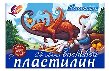 Купить Пластилин "Фантазия" восковой, 24 цвета — Фото №1