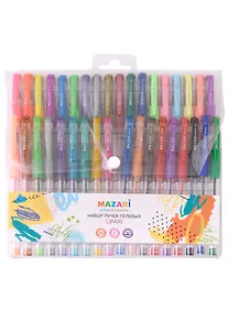 Купить Ручки гелевые Mazari, Lipari, 36 цветов — Фото №1
