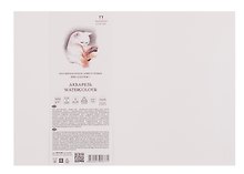 Купить Бумага для акварели белая, 21*30см, плотность 300г, 100% хлопок, 5листов — Фото №1