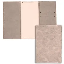 Купить Обложка для паспорта JADE (2 отд.для карт) (персиковый) (иск.кожа) (ОПК0520) — Фото №1