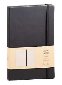 Купить Книга для записей В5 96л кл. "JOY BOOK" черный агат, иск.кожа, тонир.блок, ляссе, инд.уп. — Фото №1