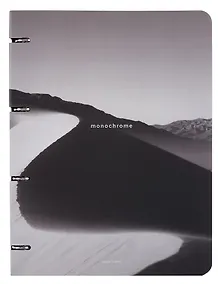 Купить Тетрадь А4 120л кл. "Dune", дюна, на кольцах, мел.картон, ламинация — Фото №1