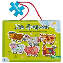 Купить Пазл Напольный пазл-мозаика На ферме Step puzzle 12эл.(малые) — Фото №1