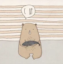 Купить Открытка одинарная «BEAR c др» — Фото №1