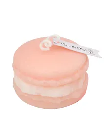 Купить Свеча ароматическая Макарун персиковый (3,5х4,5) (12-202509-HD-26) — Фото №1