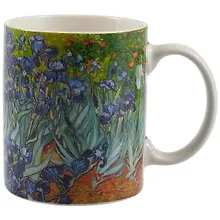 Купить Кружка Винсент Ван Гог Ирисы (керамика, деколь) (330мл) (коробка) — Фото №1