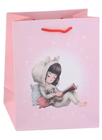 Купить Пакет А5 23*18*10 "Девочка и мишуля. Basic" дет., бум.мат.ламинат — Фото №1