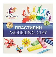 Купить Пластилин  "Классика", 12 цветов — Фото №1