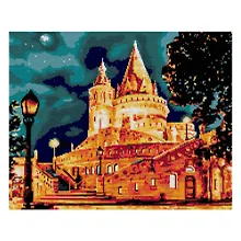 Купить Алмазная мозаика 40х50 см (полное заполнение) "Будапешт" — Фото №1