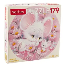 Купить Пазл "Пушистики"  круглый 179 элементов 30 см — Фото №1