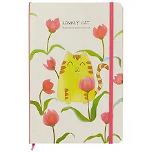 Купить Записная книжка «Lovely cat», 80 листов, А5 — Фото №1