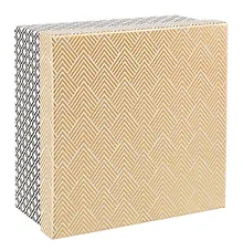 Купить Коробка подарочная "Геометрия" 18*18*7.5, картон — Фото №1