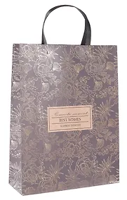 Купить Пакет А3 32*42*11,5 "Цветы на черном" жен., бум.мат.ламинат — Фото №1