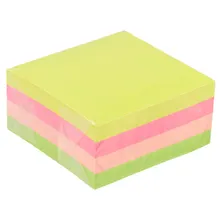 Купить Стикеры, 400 листов, неон, 7.5 х 7.5 х 3.3 см — Фото №1