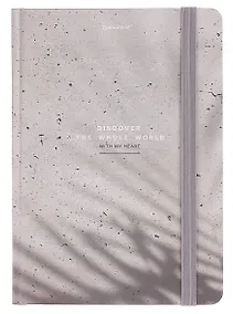 Купить Книга для записей А5 96л кл. "Тени" тв.обложка, резинка — Фото №1